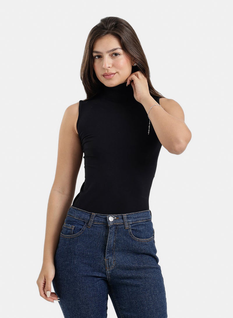 Carina Sleeveless High Neck Top - Image 1